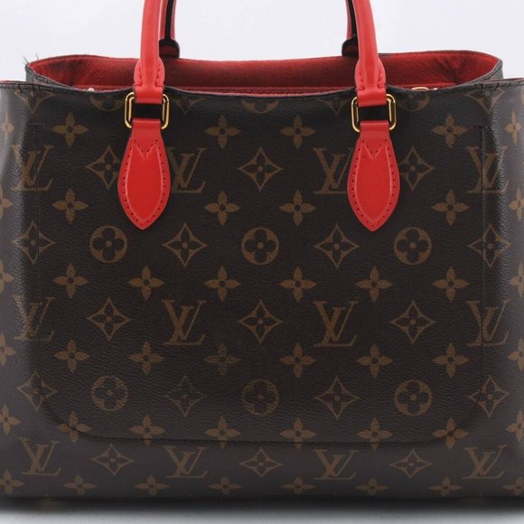 Monogram Flower Coquelicot 2Way Hand Bag Red - Picture 2 of 9